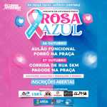 CIRCUITO DE ATIVIDADE FÍSICA ROSA E AZUL EM AREIA - PB