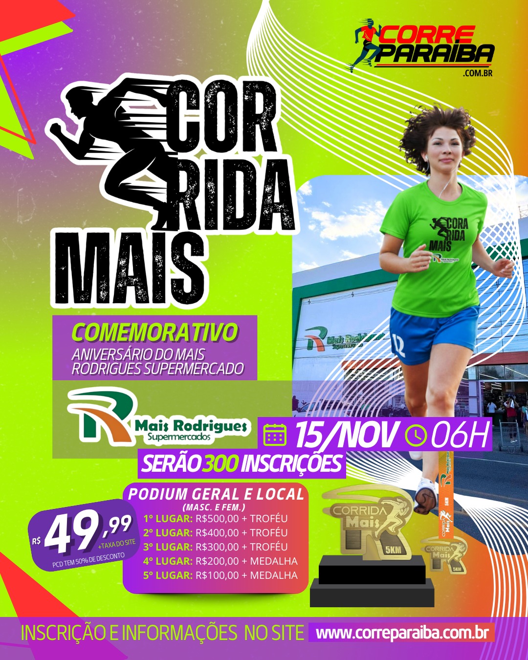 CORRIDA MAIS – MAIS RODRIGUES SUPERMERCADO