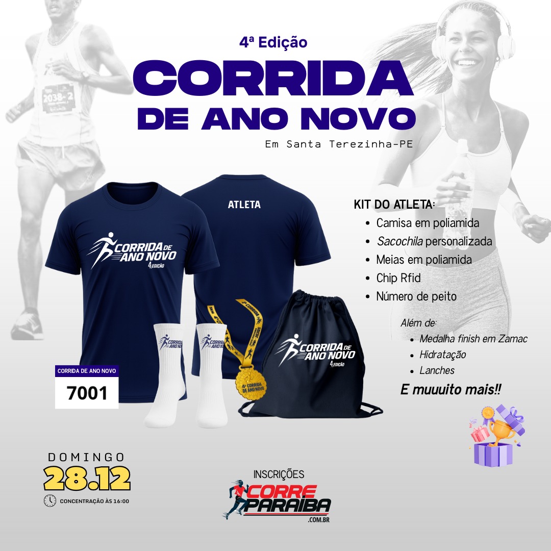 4ª CORRIDA DE ANO NOVO EM SANTA TEREZINHA - PE