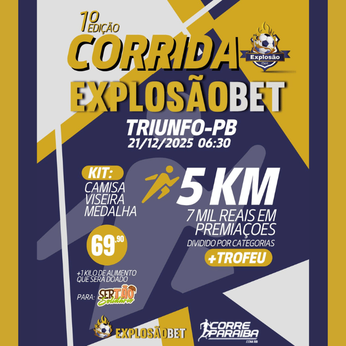 1ª CORRIDA EXPLOSÃO BET