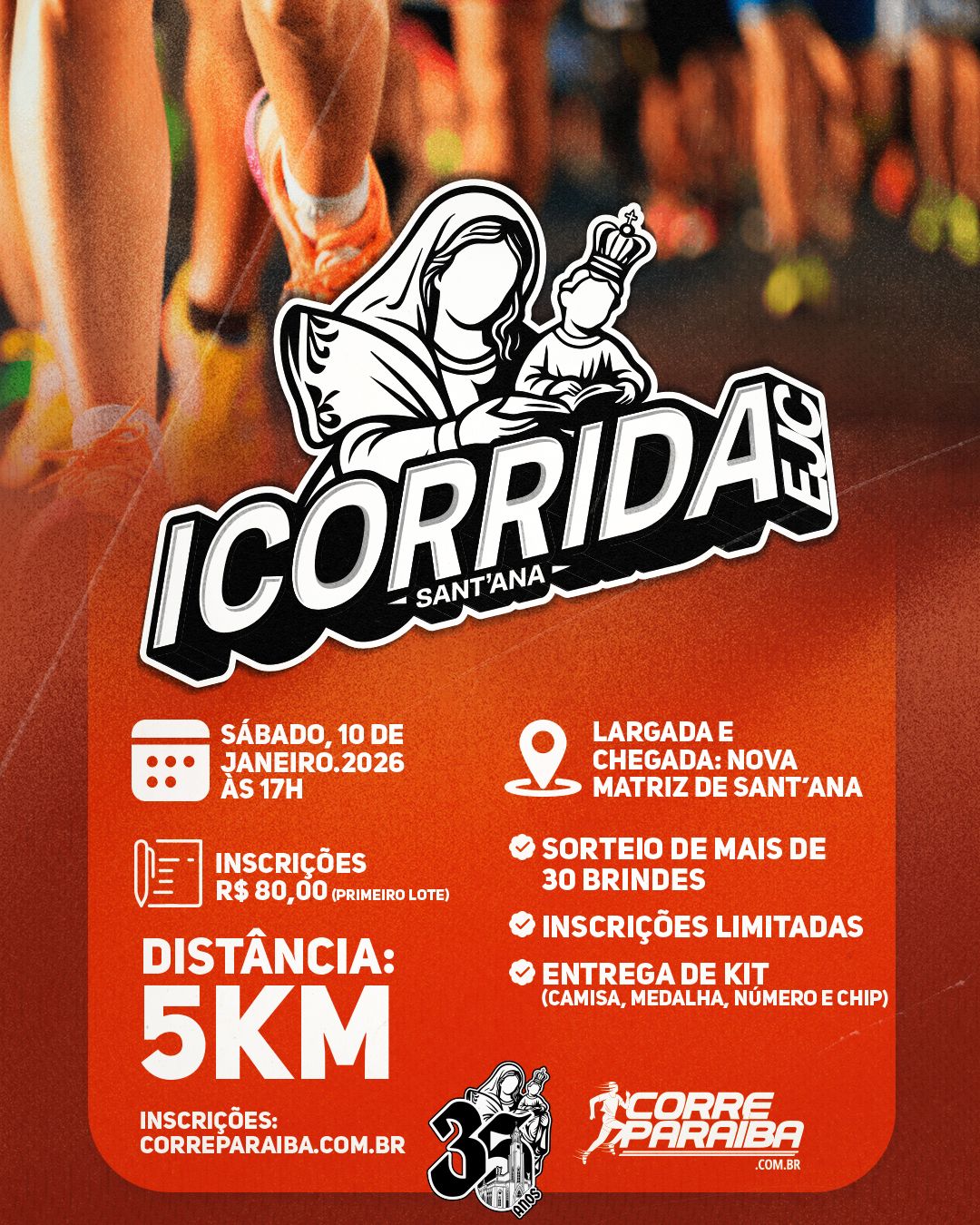 PRIMEIRA CORRIDA DO EJC SANT’ANA