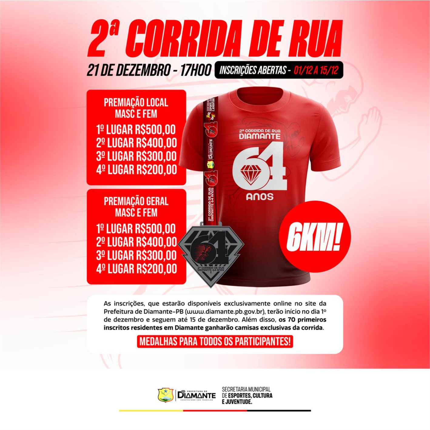 2ª CORRIDA DE RUA DIAMENTE