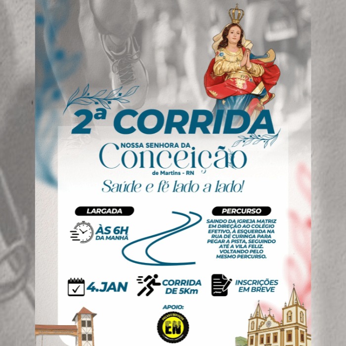 2ª CORRIDA DA IMACULADA - MARTINS -RN