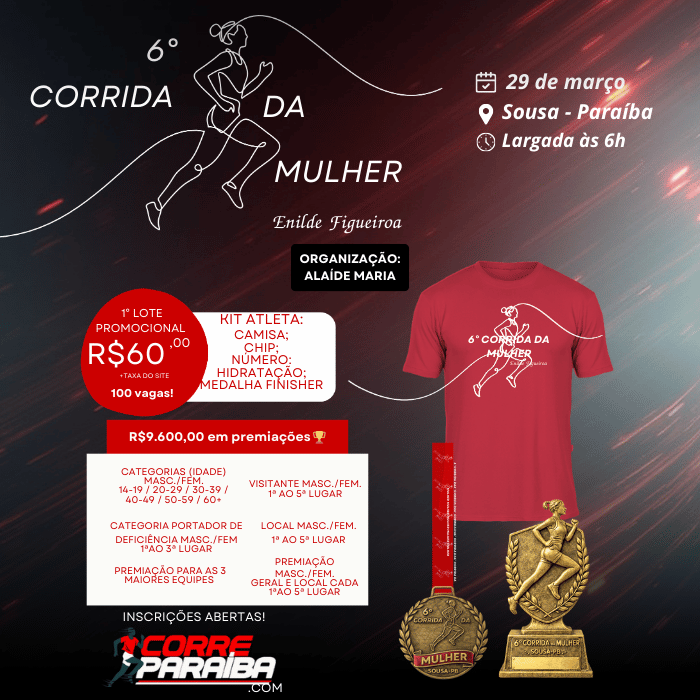 6ª CORRIDA DA MULHER ENILDE FIGUEIROA