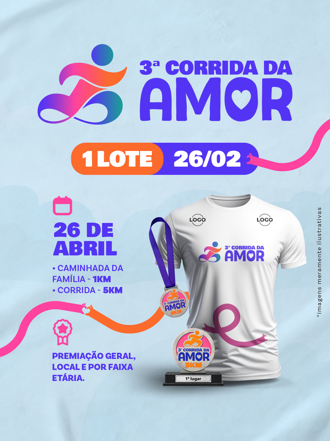 3ª CORRIDA E CAMINHADA DA AMOR