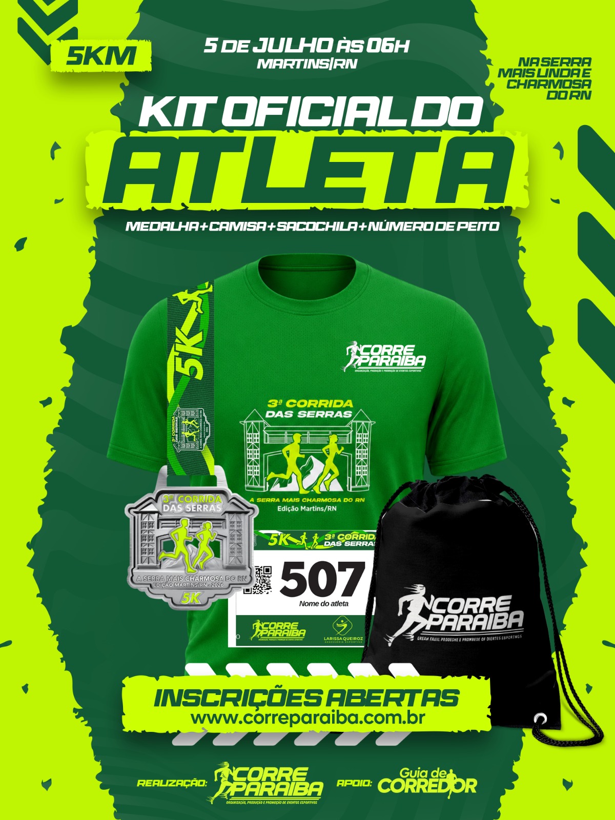 3ª CORRIDA DAS SERRAS- EDIÇÃO MARTINS/RN