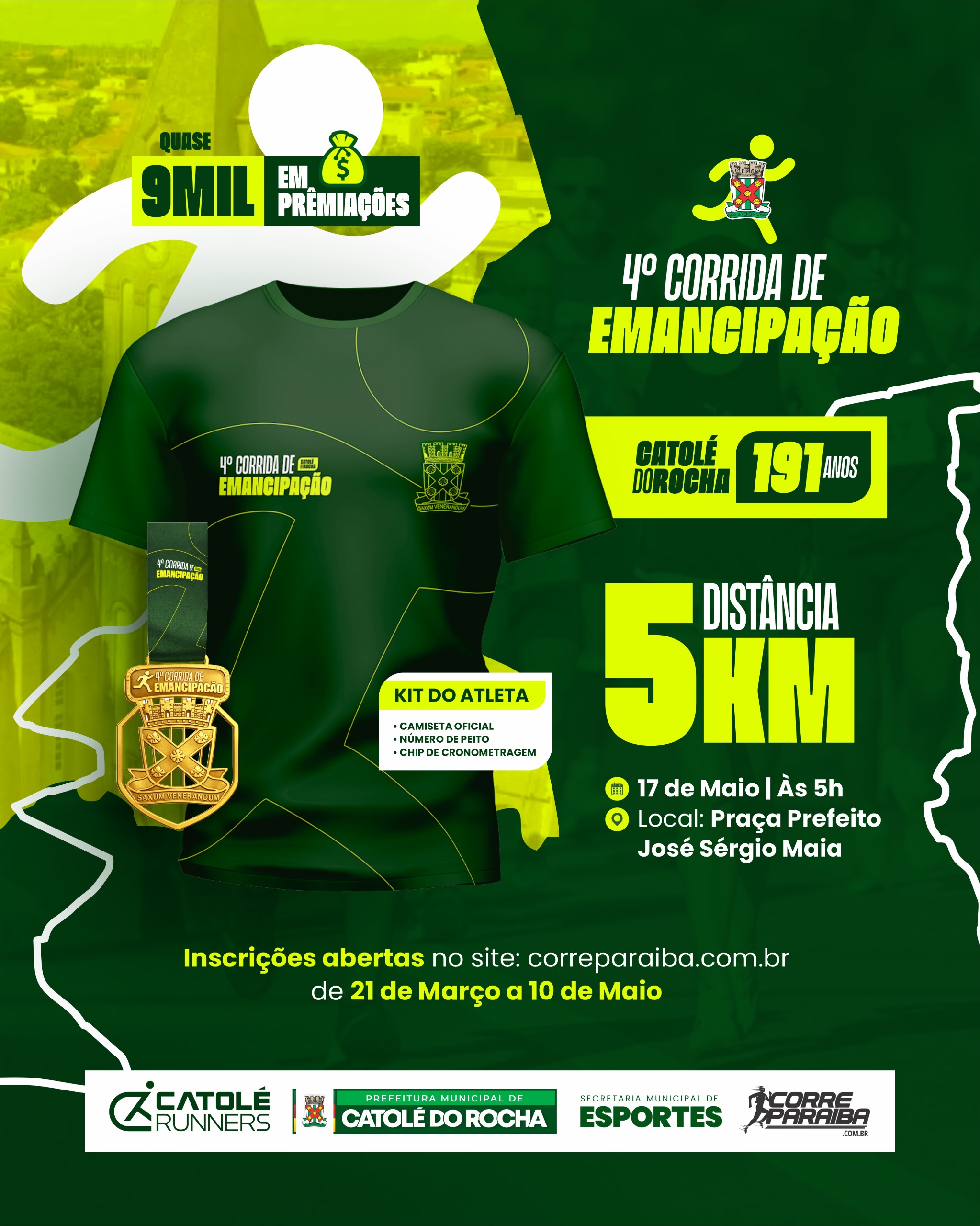 4ª CORRIDA DE EMANCIPAÇÃO - 191 ANOS CATOLÉ DO ROCHA