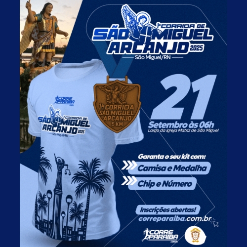 1ª EDIÇÃO DA CORRIDA DE SÃO MIGUEL ARCANJO