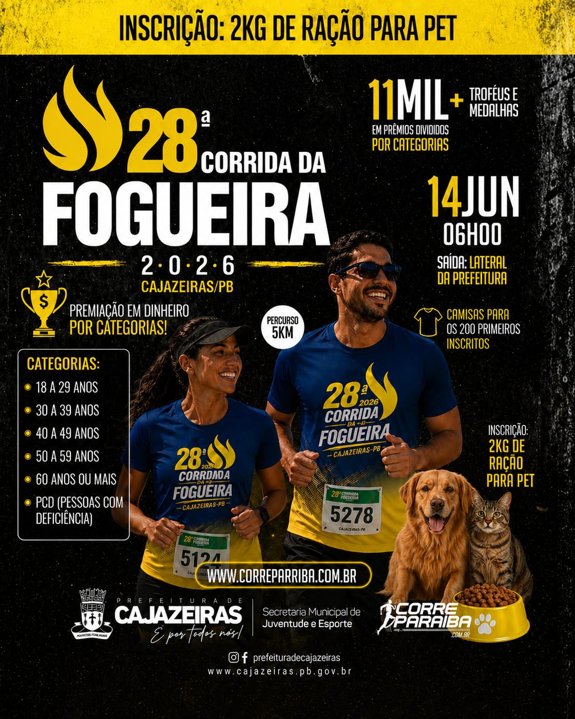 28ª CORRIDA DA FOGUEIRA -CAJAZEIRAS