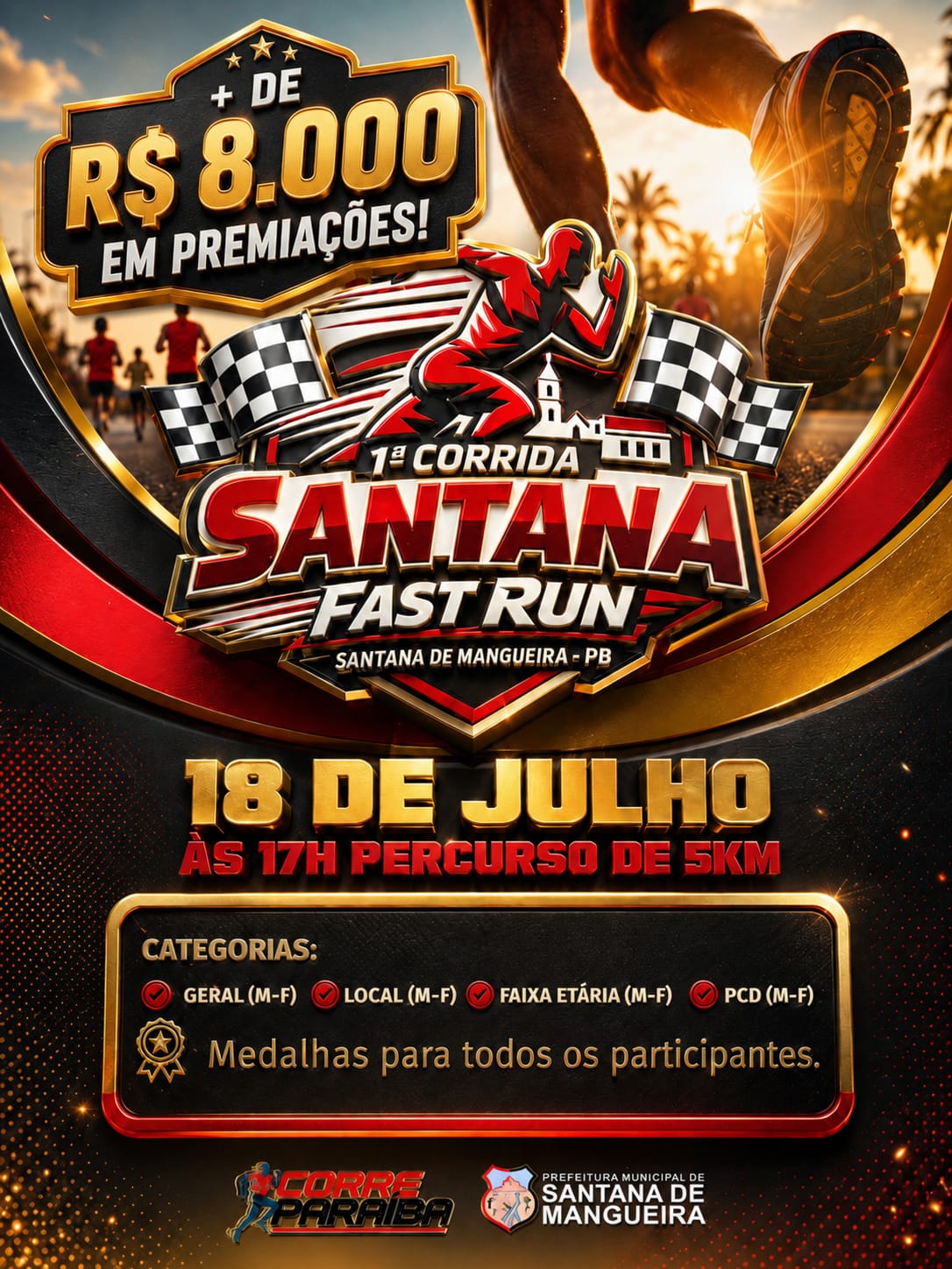 1º CORRIDA SANTANA FAST RUN