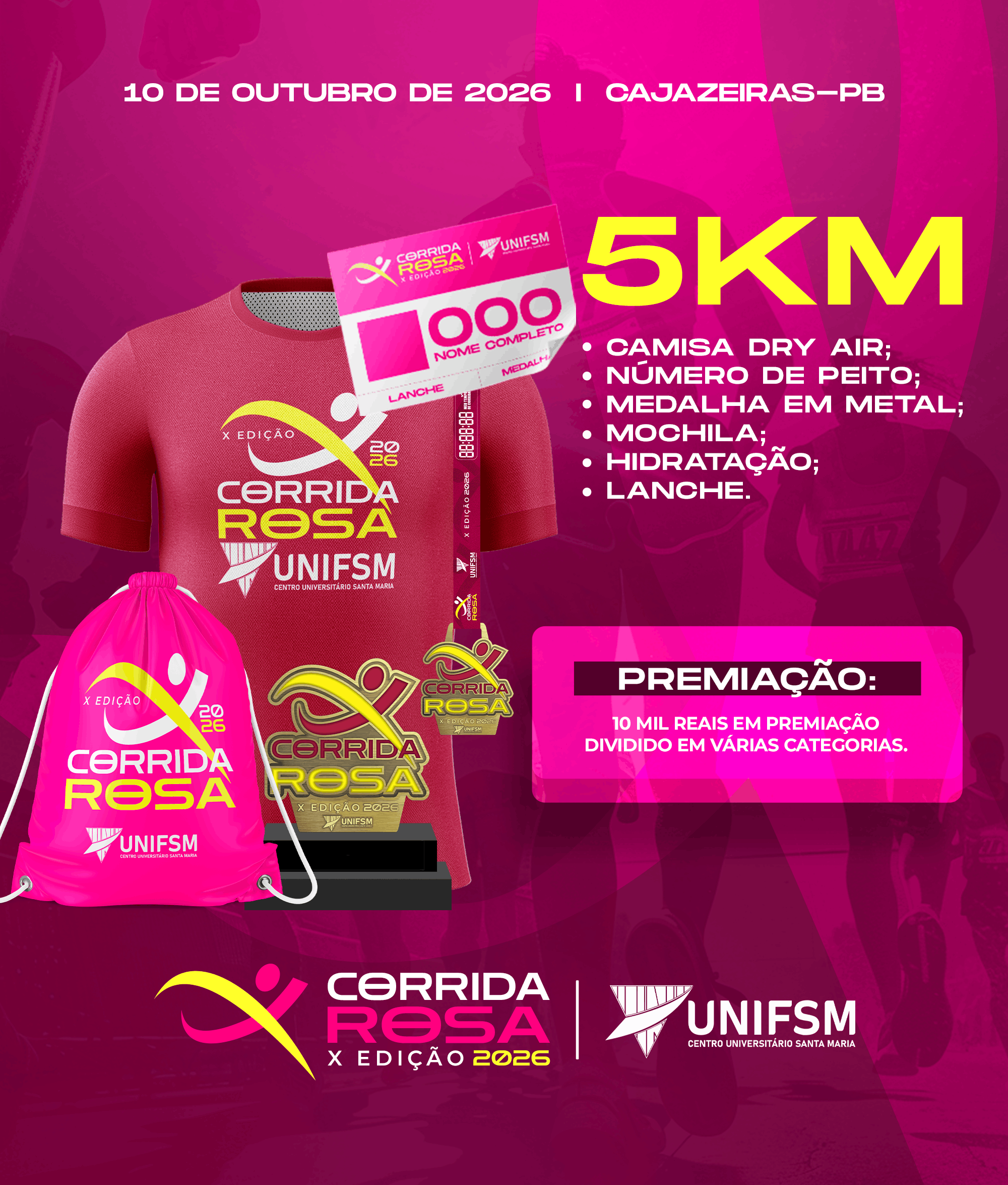 X CORRIDA ROSA
