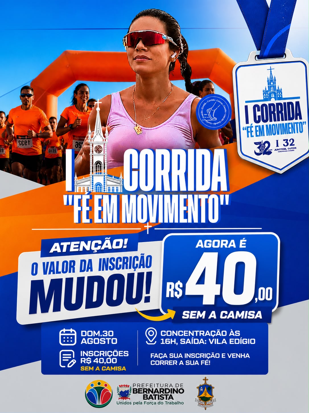 1ª CORRIDA FÉ EM MOVIMENTO!