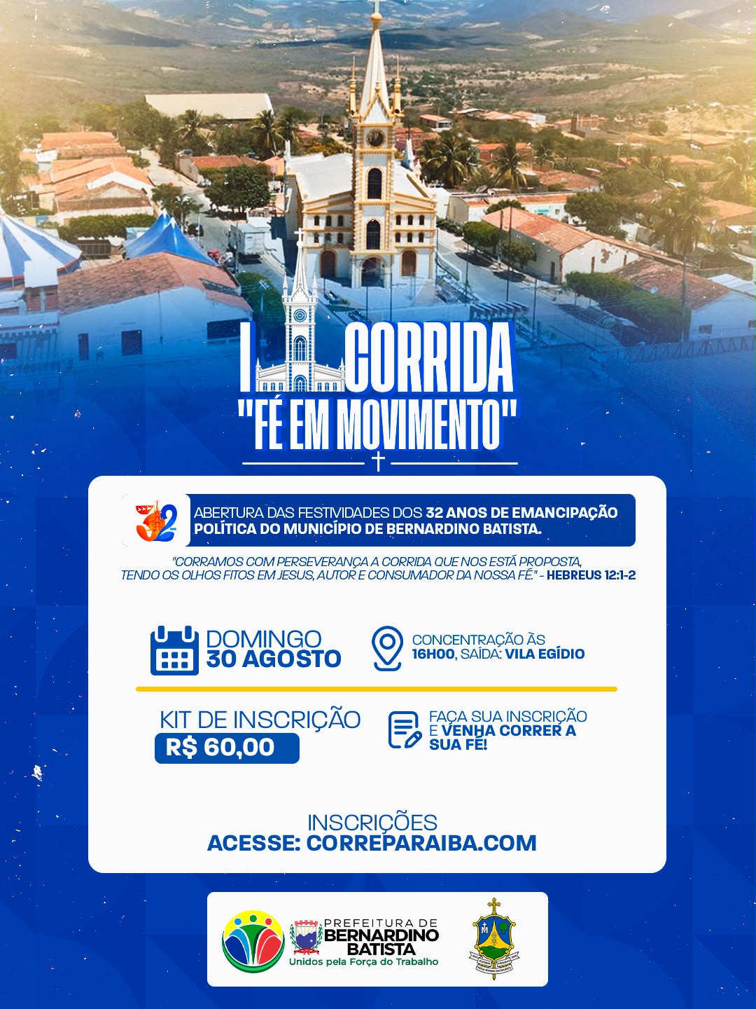 1ª CORRIDA FÉ EM MOVIMENTO!