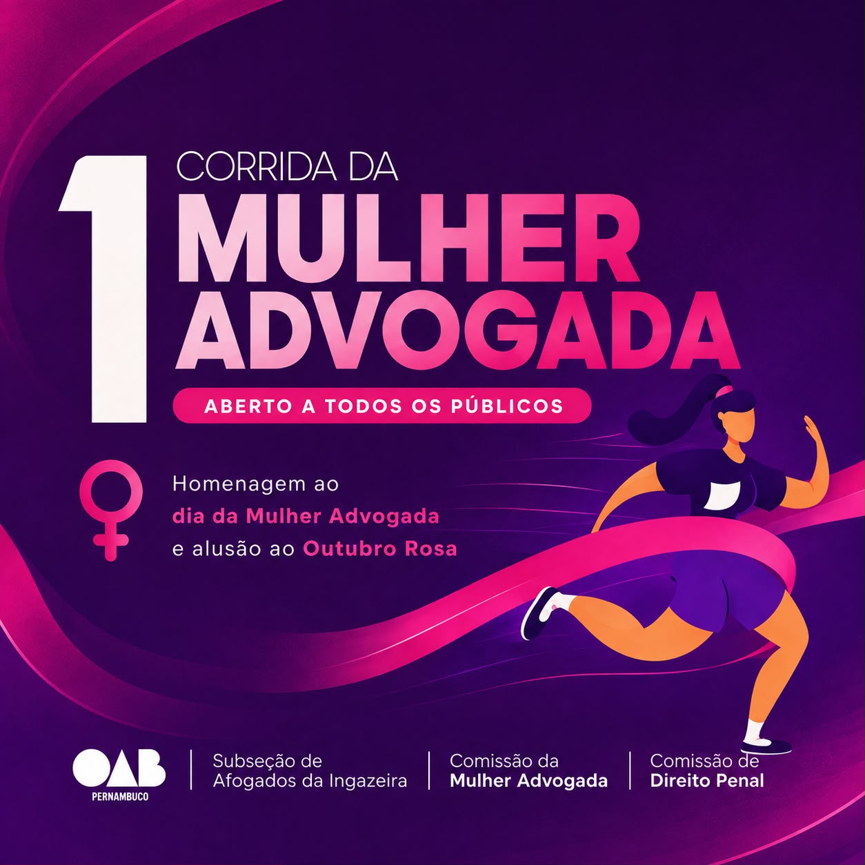 1ª CORRIDA DA MULHER ADVOGADA