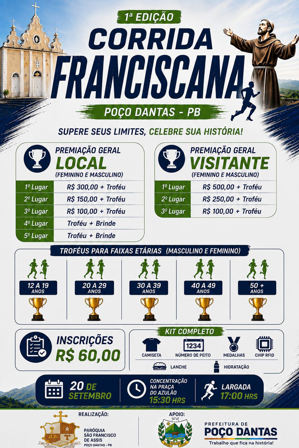 1° CORRIDA FRANSCISCANA