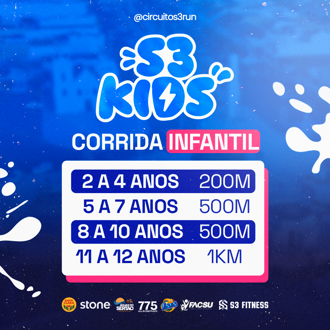 CORRIDA S3 KIDS