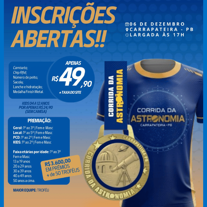 CORRIDA DA ASTRONOMIA