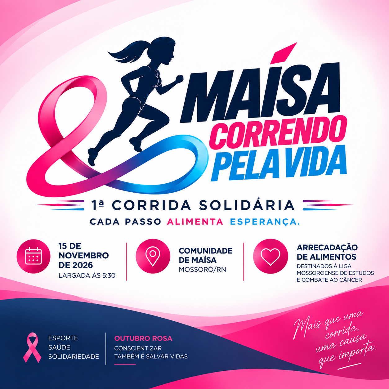 1ª MAÍSA CORRENDO PELA VIDA - 2026!
